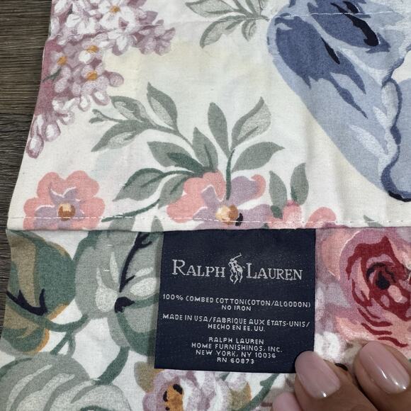 Vintage Ralph Lauren Allison Floral Curtain Valence 81" X 17" - Picture 7 of 7